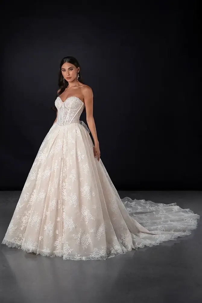 Beyond White: The Growing Popularity of Champagne, Blush &amp; Pastel Wedding Gowns Image