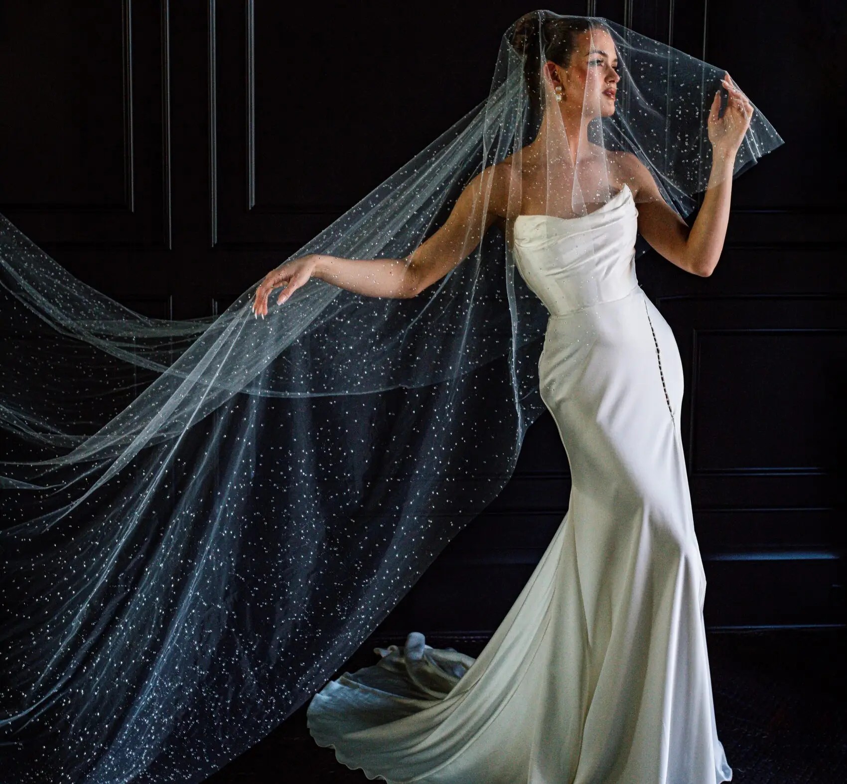 Photo of model wearing Brides by the Falls accessories