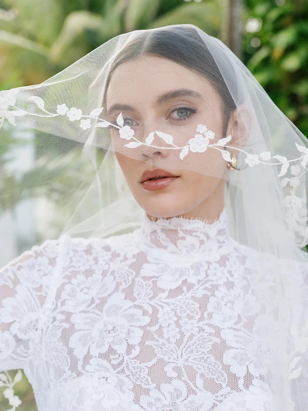 Photo of model wearing Brides by the Falls accessories