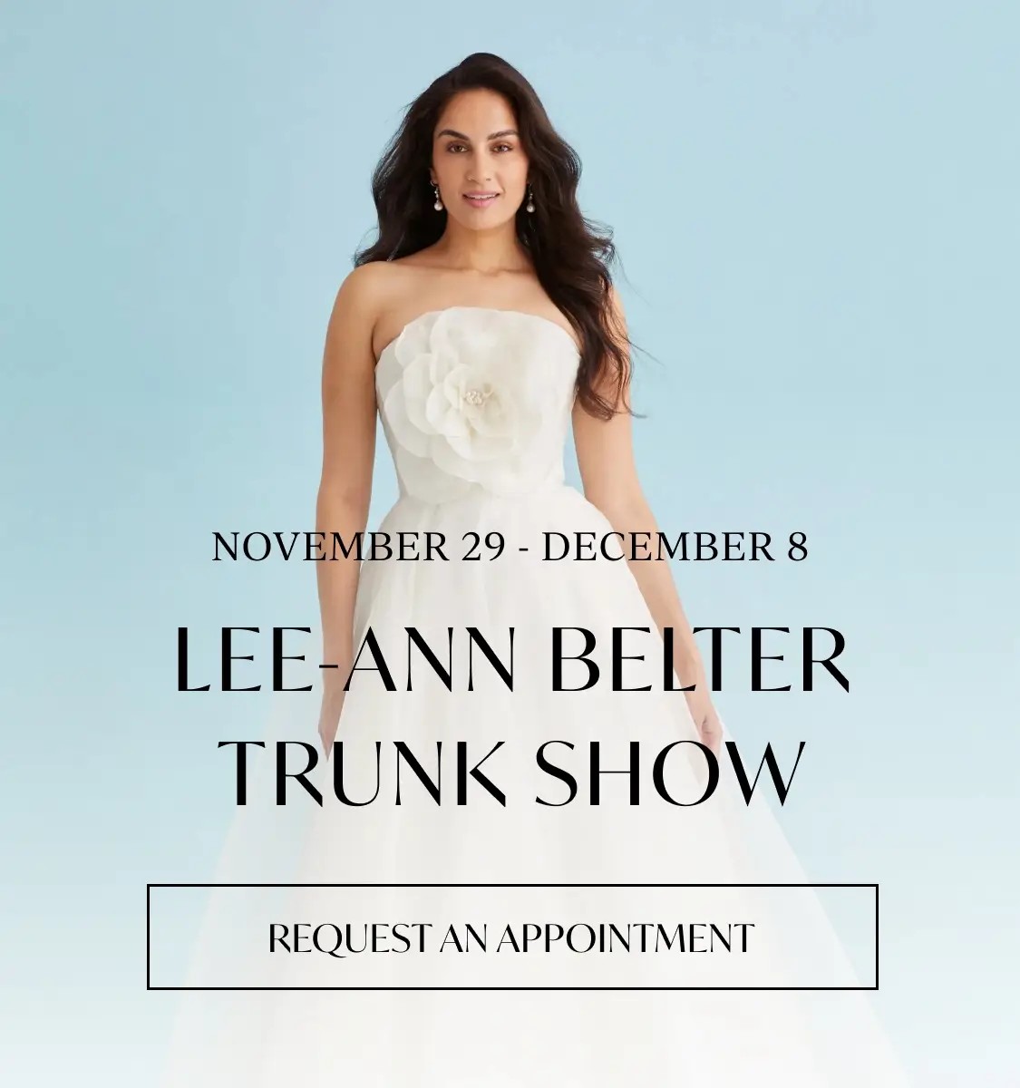 Lee-Ann Belter Trunk Show at Brides by the Falls Mobile