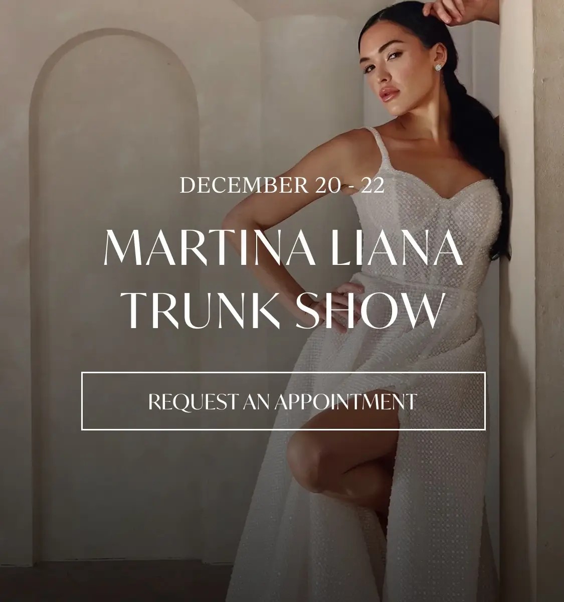 Martina Liana Trunk Show at Brides by the Falls Mobile